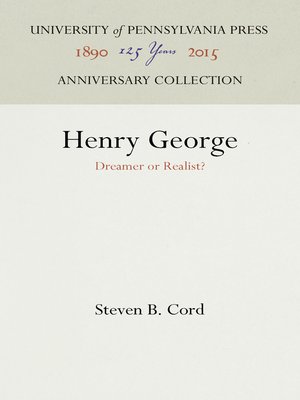 cover image of Henry George